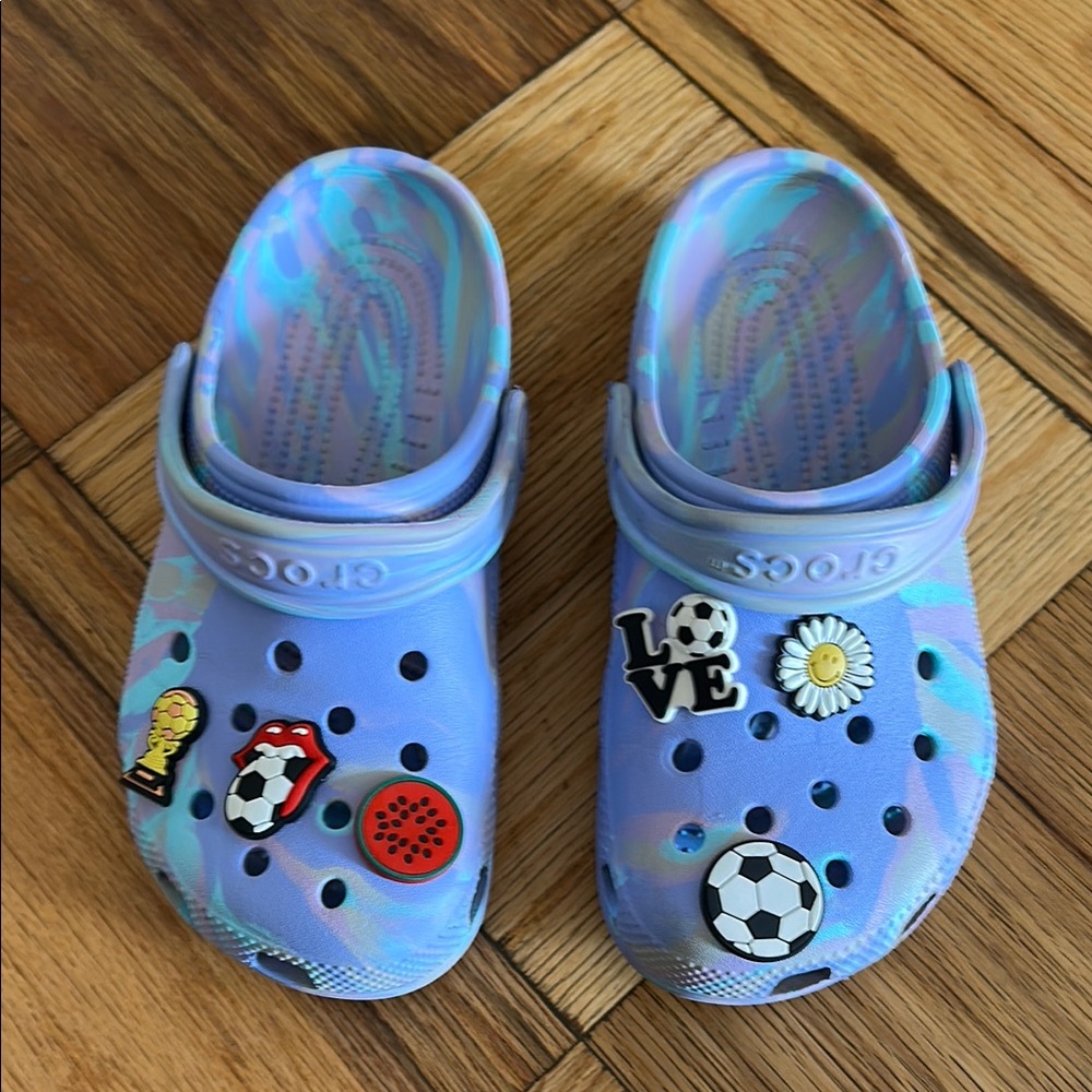 CROCS Blue with Fun Charms